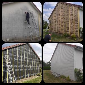 Habillage de pignon en bardage 